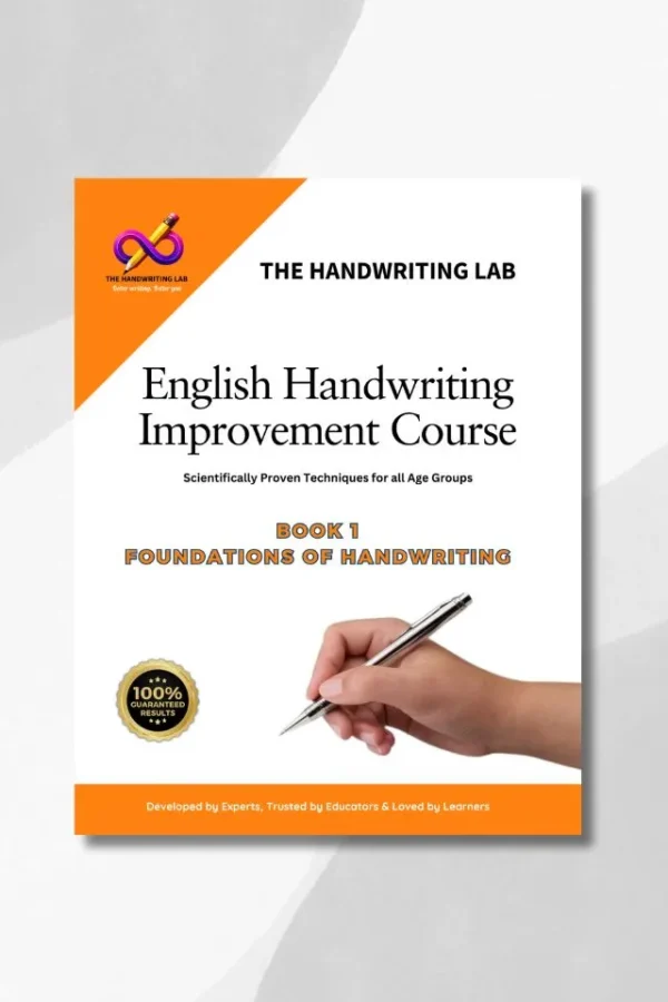 Book 1 of the English Handwriting Improvement course By The Handwriting Lab