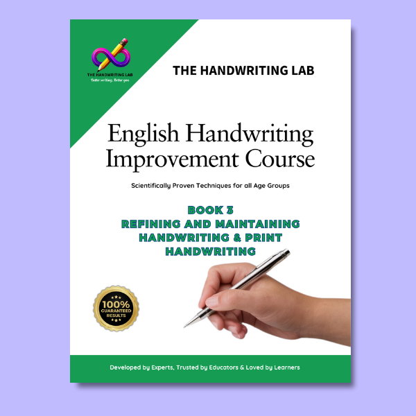 Book 3 of English handwriting improvement course of the Handwriting lab