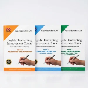 English Handwriting Improvement Course - Workbooks by The Handwriting Lab